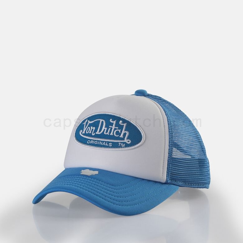 (image for) Online Sale Von Dutch Originals -Trucker Tampa Cap, white/blue F0817888-01121